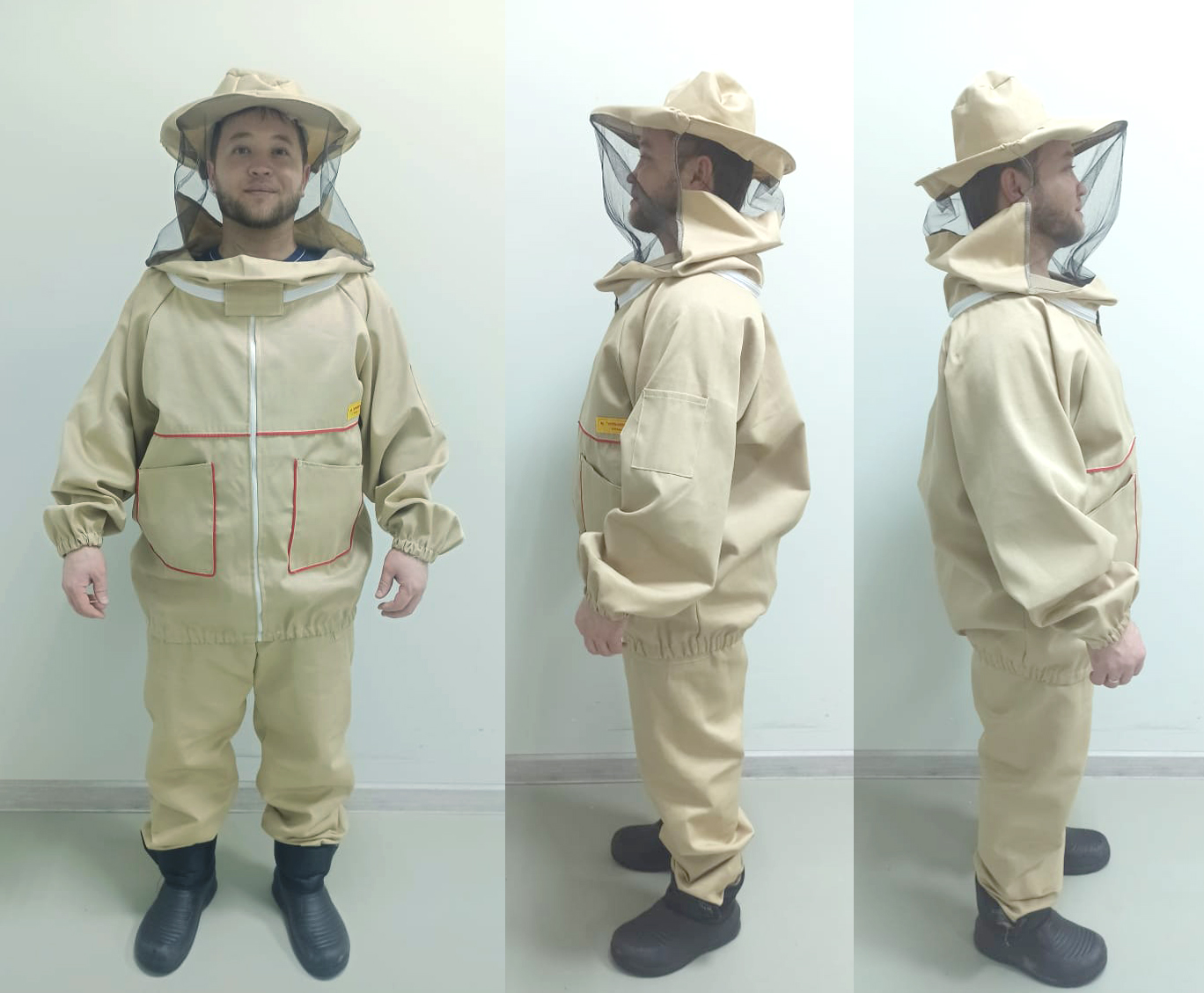 Костюм Пчеловода Грета ( лицевая сетка отстегивается при помощи молнии ) Размер 48-50