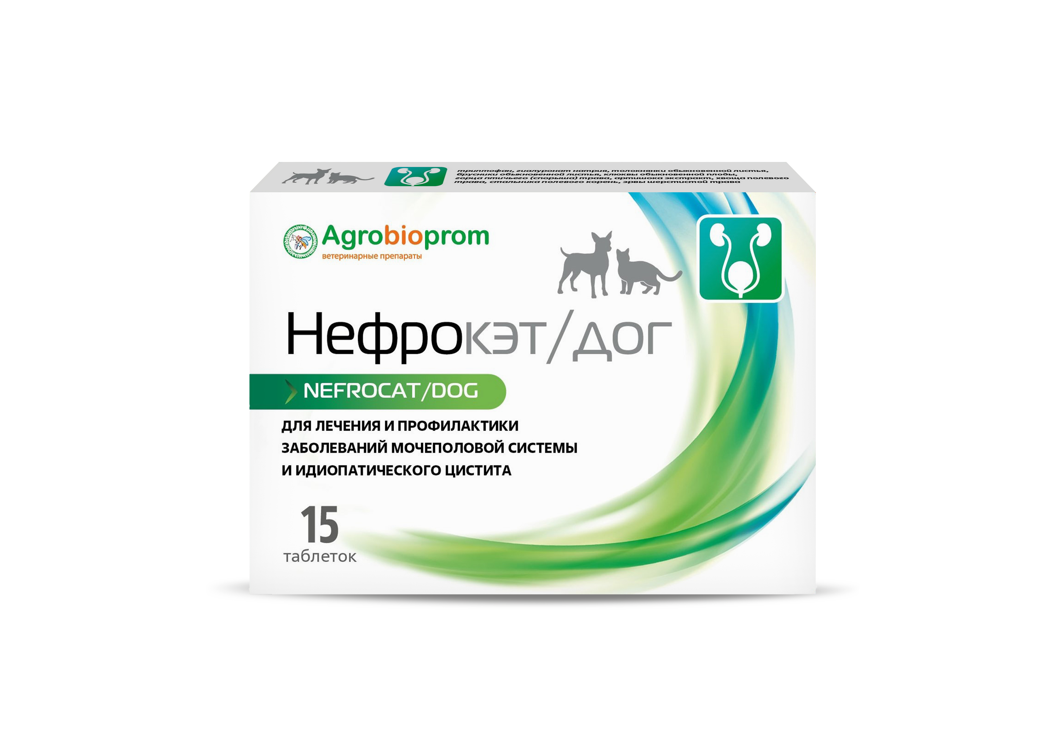 Нефрокэт/дог 15 таб